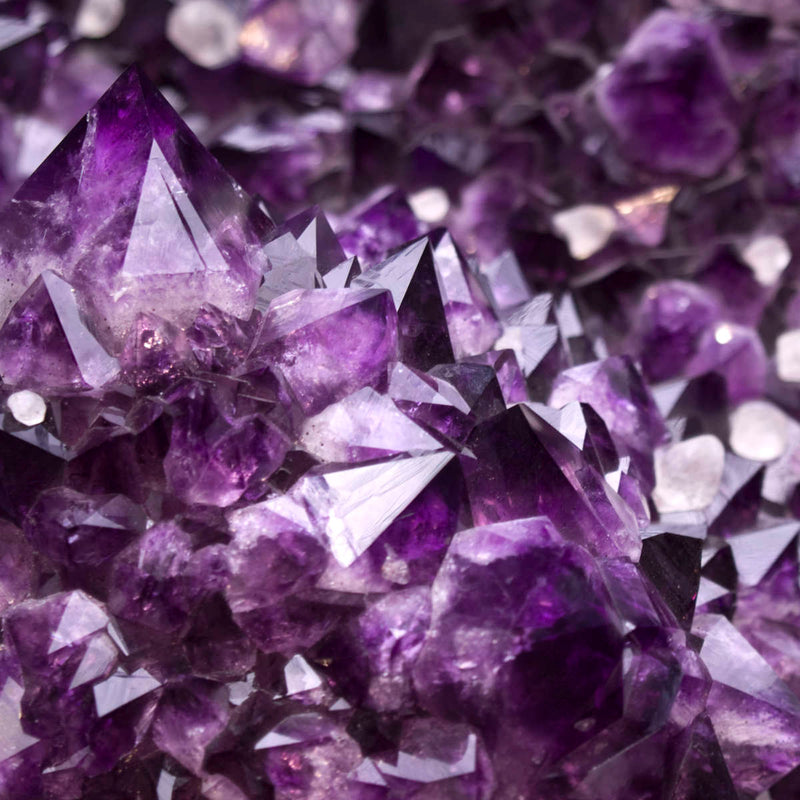 Purple Amethyst Geode Wall Art