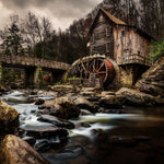 Grist Mill At Babcock Park Wall Art
