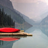 Mountain Lake Kayak Wall Art