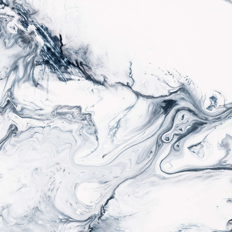 Grey And White Abstract Wall Art