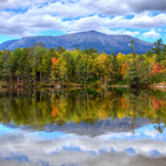 Mount Katahdin Lake Landscape Wall Art