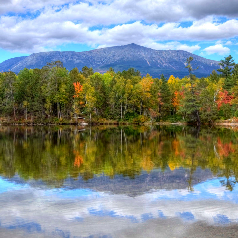 Mount Katahdin Lake Landscape Wall Art