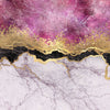 Pink And Gold Abstract Wall Art