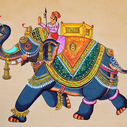 Rajasthani Elephant Wall Art