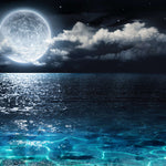 Romantic Full Moon Wall Art