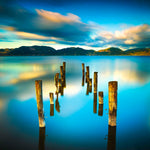 Massaciuccoli Lake Sunset Wall Art