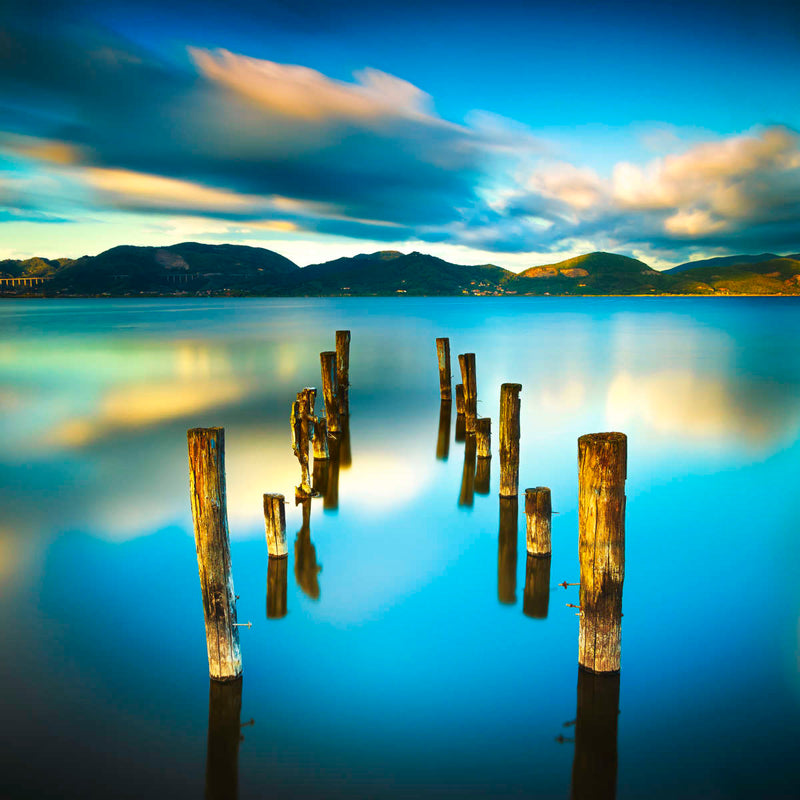 Massaciuccoli Lake Sunset Wall Art