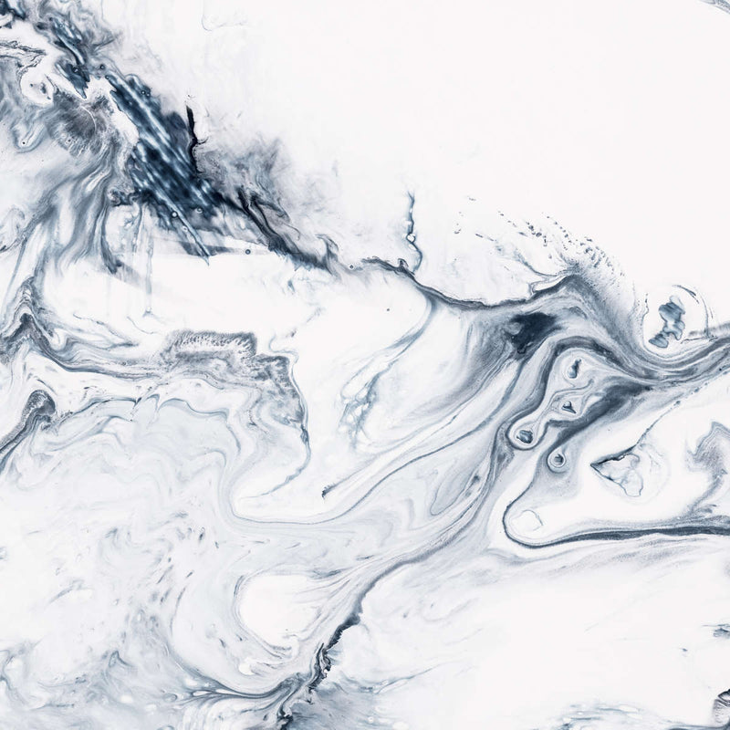 Grey And White Abstract Wall Art