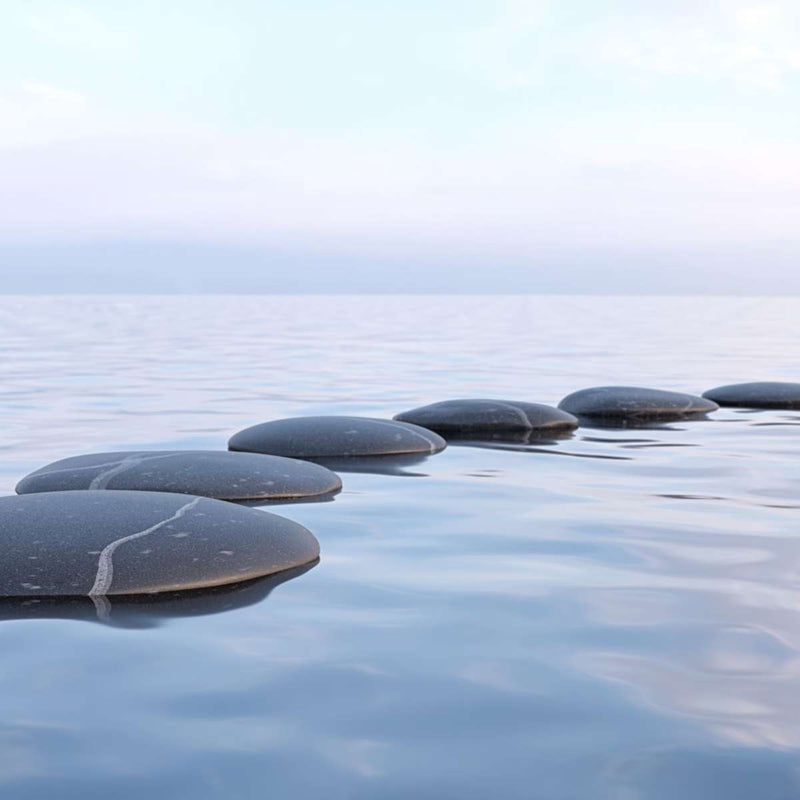 Water Zen Stones Wall Art