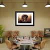 Grunge Lion Head Wall Art