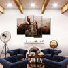 Moose Battle Wall Art