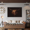 Handsome Highland Cow Wall Art