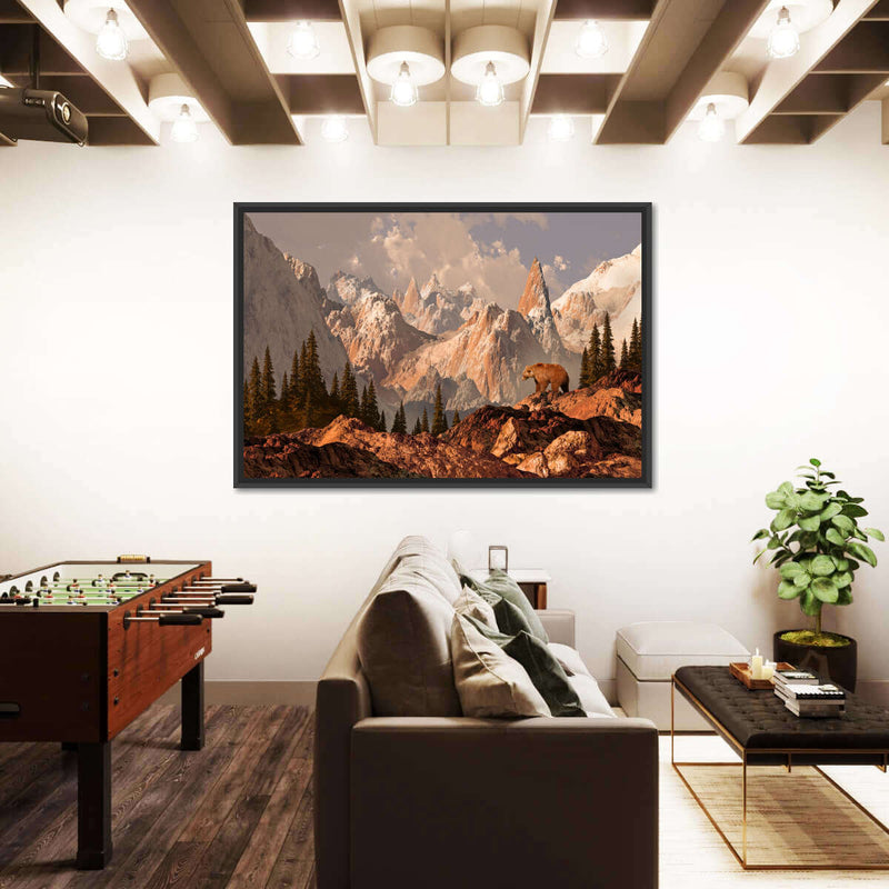 Rocky Mountain Bear Wall Art