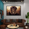 Grunge Lion Head Wall Art