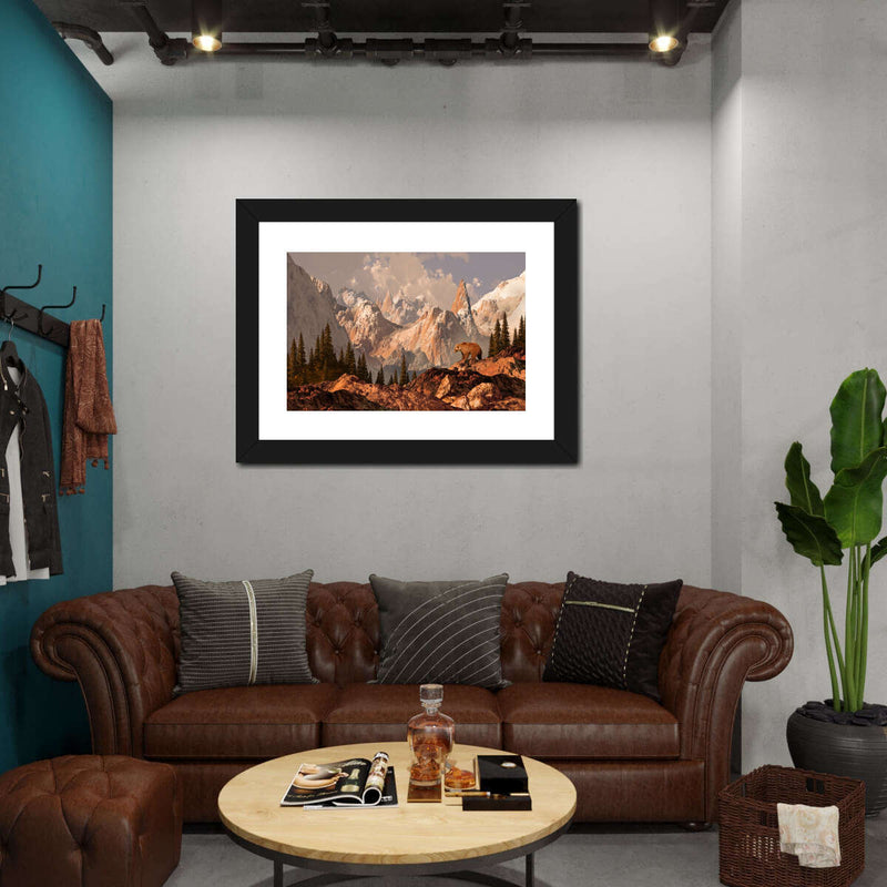 Rocky Mountain Bear Wall Art