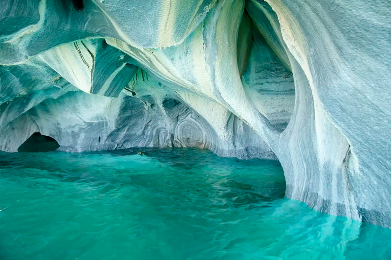 Marble Caves Carrera Lake Wall Art