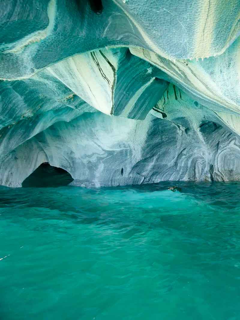 Marble Caves Carrera Lake Wall Art