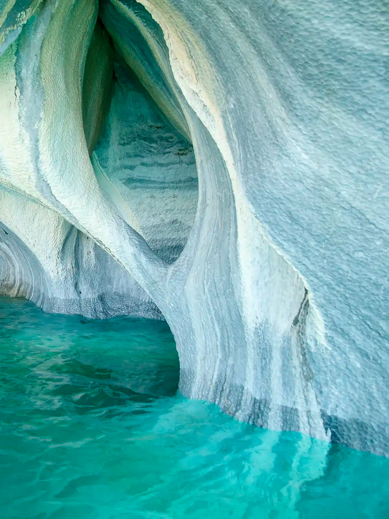Marble Caves Carrera Lake Wall Art