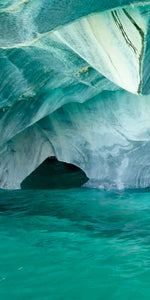 Marble Caves Carrera Lake Wall Art