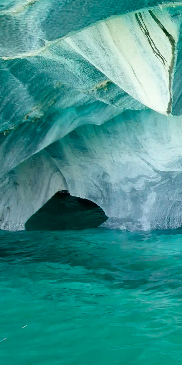 Marble Caves Carrera Lake Wall Art