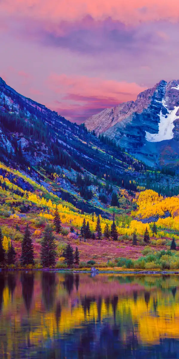 Maroon Bells Autumn Beauty Wall Art