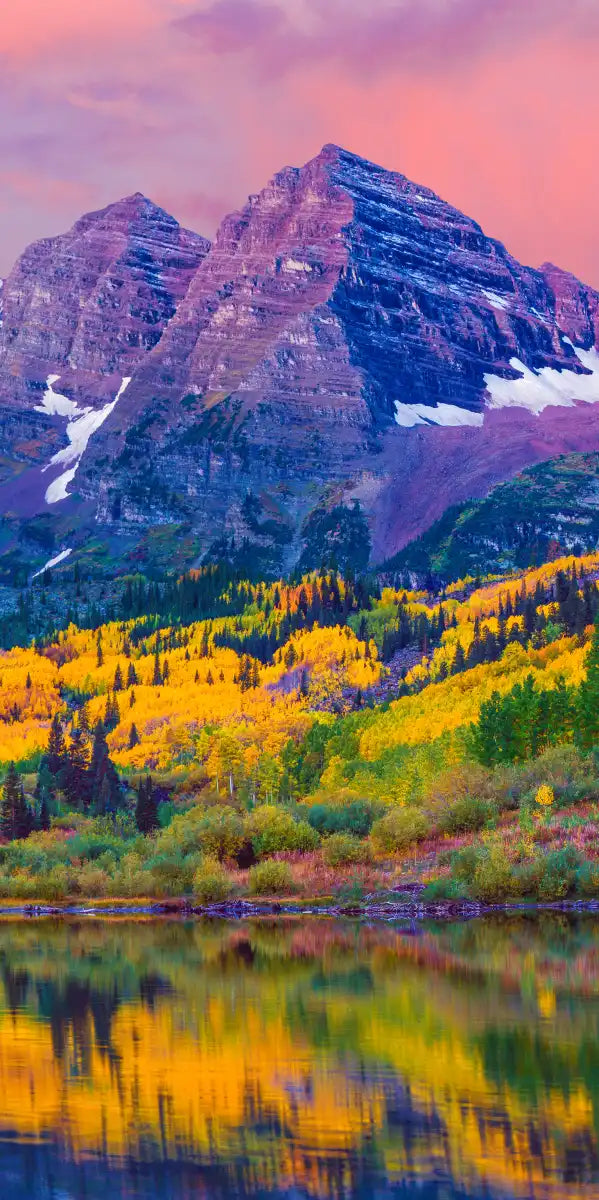 Maroon Bells Autumn Beauty Wall Art