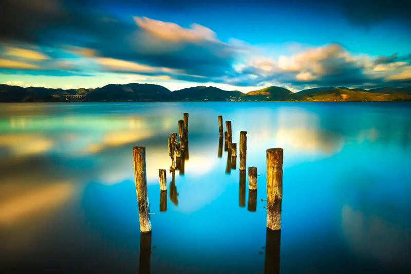 Massaciuccoli Lake Sunset Wall Art