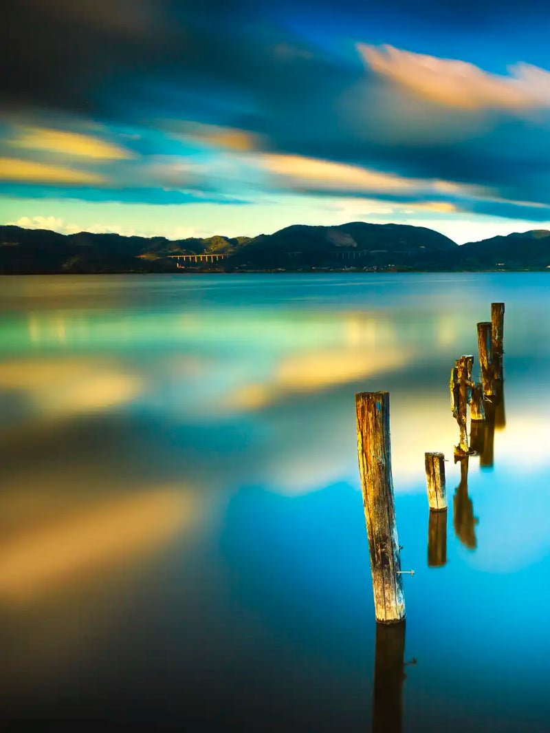 Massaciuccoli Lake Sunset Wall Art