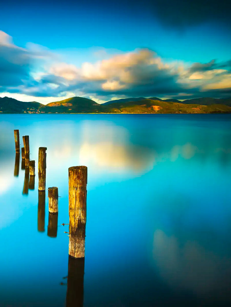 Massaciuccoli Lake Sunset Wall Art