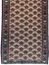 Masterpiece Vintage Persian Senneh Kilim Runner Rug 4’ x 9’