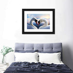 Swan Romance Wall Art