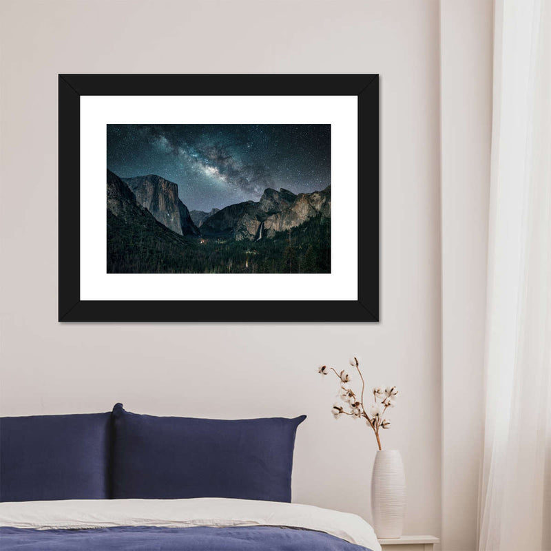 Stargazing At Yosemite Wall Art