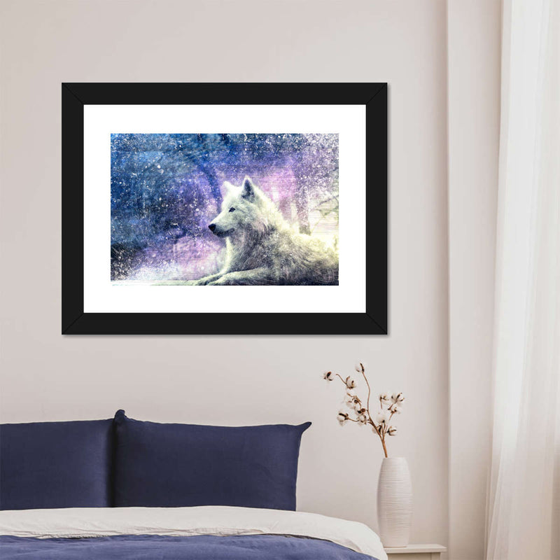 White Wolf Wall Art