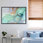 Green Bronze Abstract Wall Art