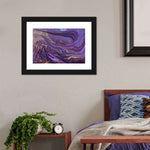 Purple Abstract Wall Art