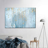 Light Blue Abstract Wall Art
