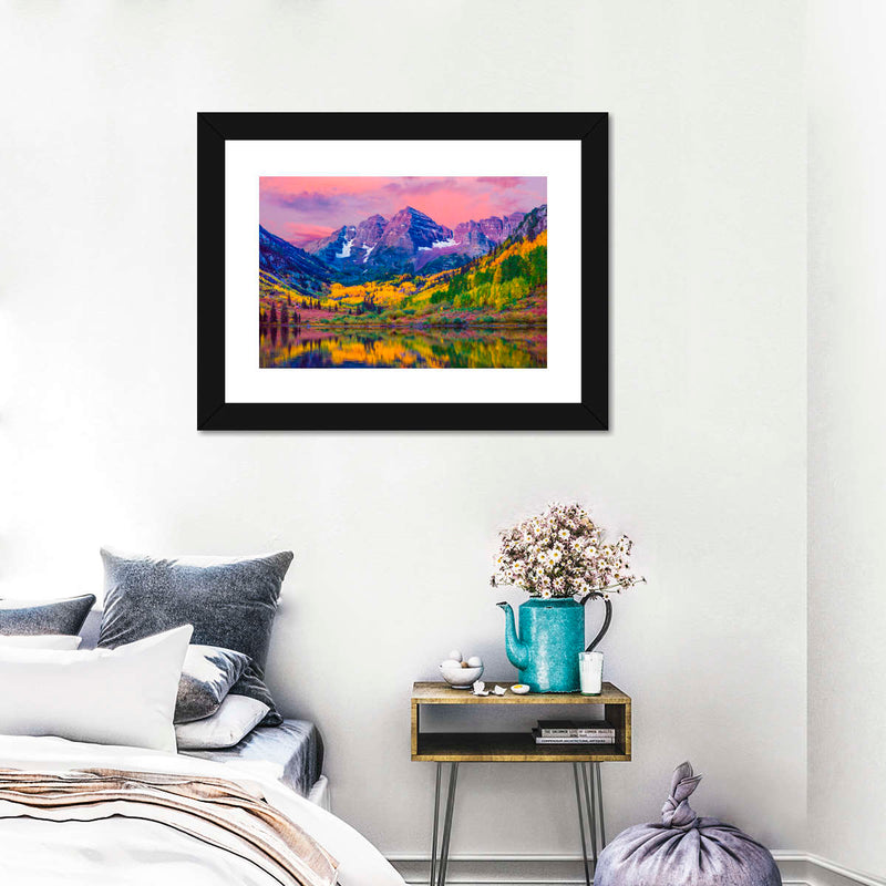 Maroon Bells Autumn Beauty Wall Art