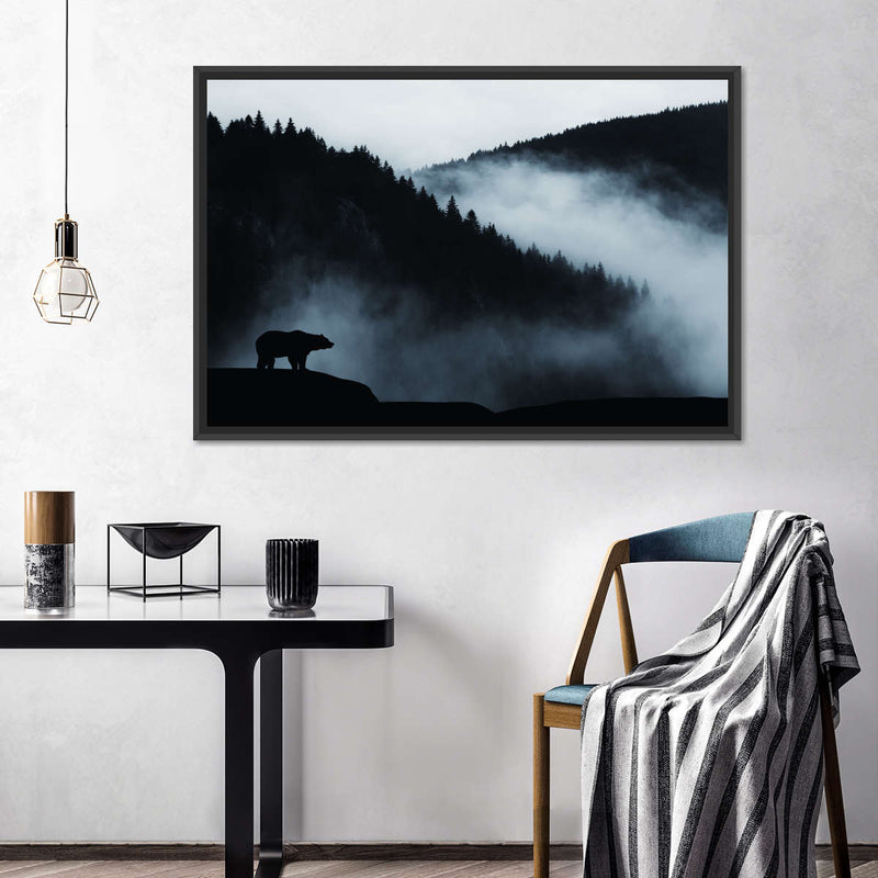 Misty Mountain Bear Wall Art