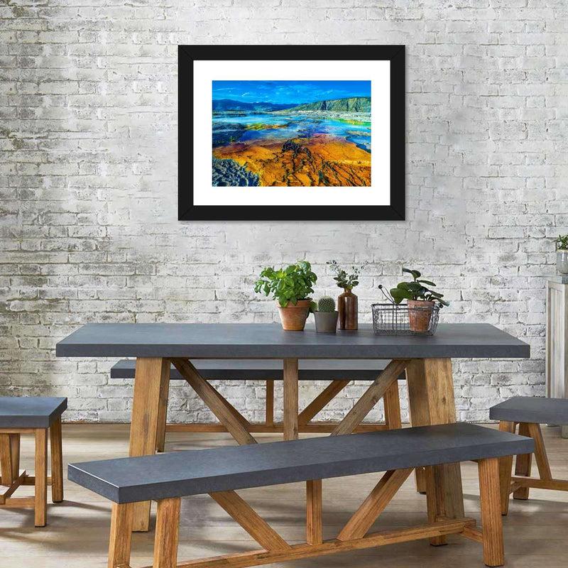 Yellowstone Mammoth Hot Springs Wall Art