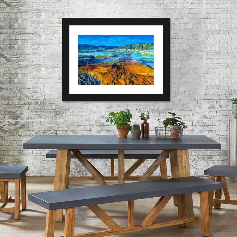 Yellowstone Mammoth Hot Springs Wall Art