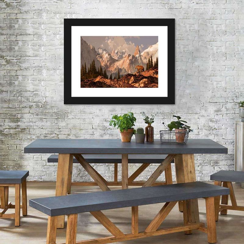 Rocky Mountain Bear Wall Art