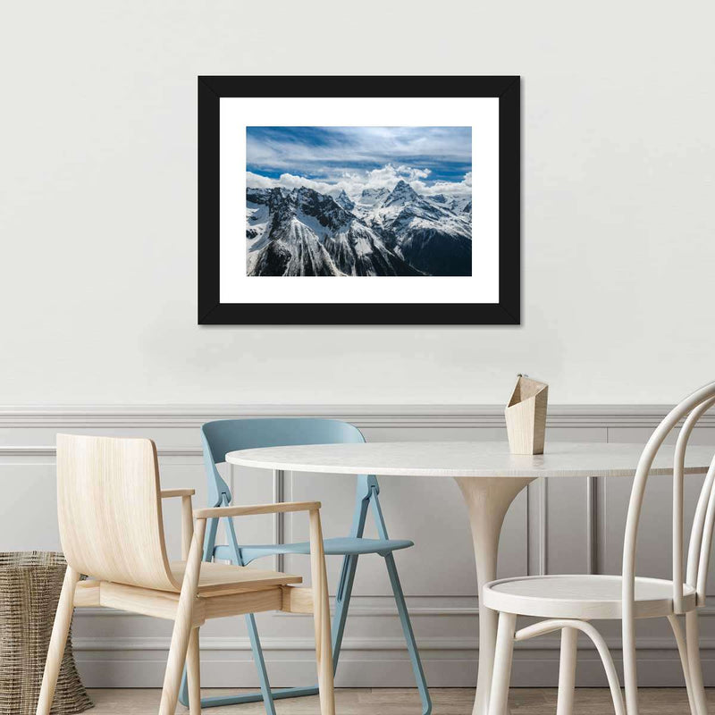 Snow Mountain Peaks Wall Art