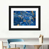 Navy And Gold Abstract Wall Art
