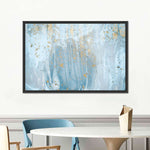 Light Blue Abstract Wall Art