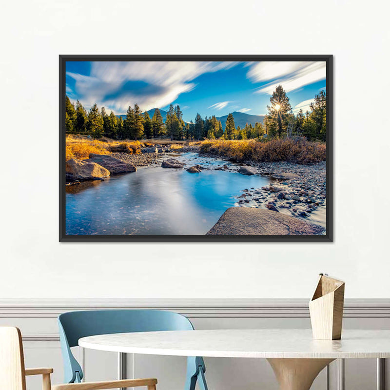 Yosemite River Stream Wall Art
