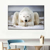 Yoga Polar Bear Wall Art