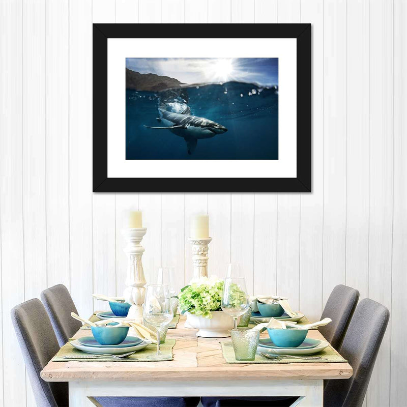Shark Sunshine Wall Art
