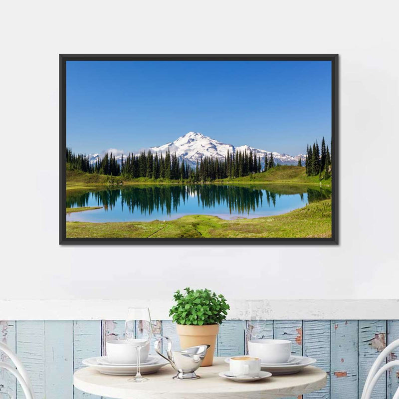 Mount Rainier Little Lagoon Wall Art