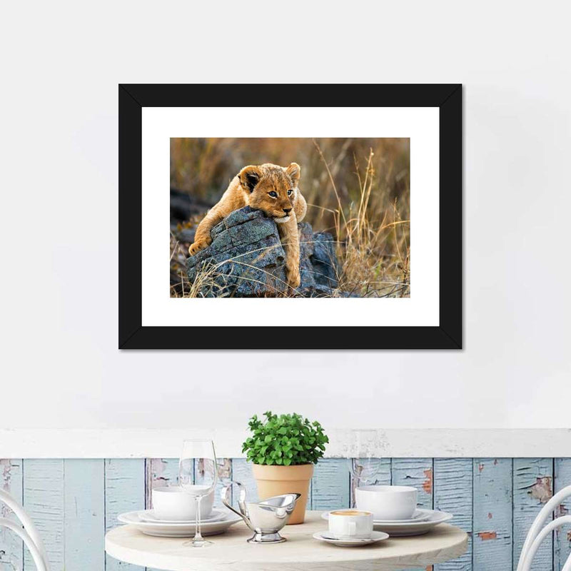 Safari Lion Cub Wall Art