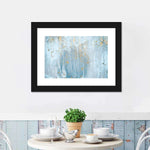Light Blue Abstract Wall Art